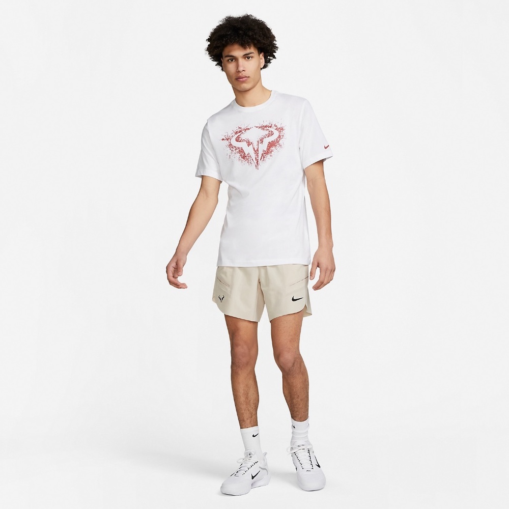 Nike Court Dri-Fit Tee Rafa (Men's) - White FD0032 Size XL C